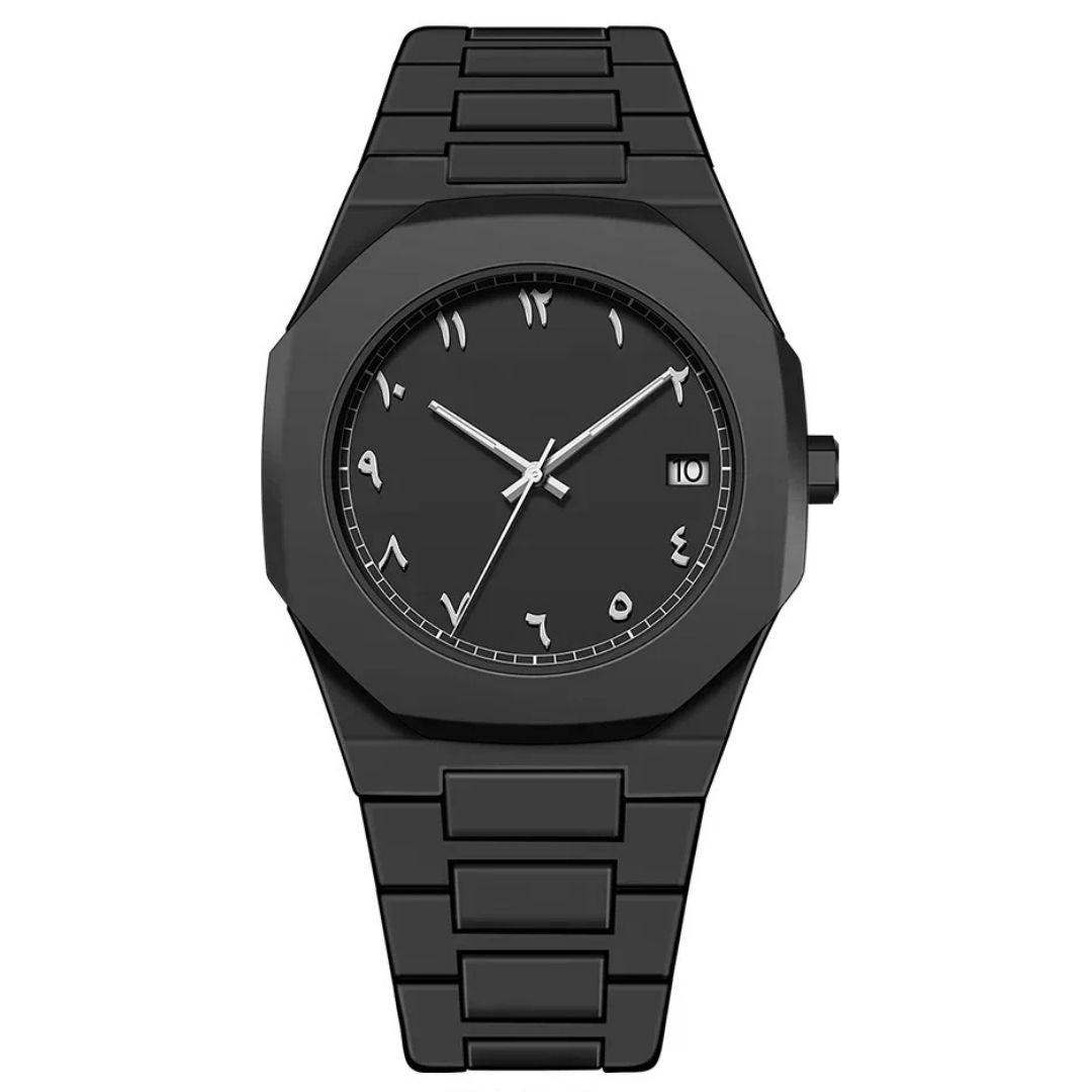 Nikozar™ - Premium Siyah kordon Beyaz Arapça